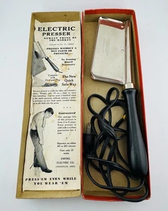 Vintage Empire Electric Company Clothing Presser Pat. 1959047 Works Great - Picture 1 of 6