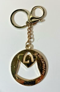 MG Collection Schlüsselanhänger Geldbeutelanhänger goldfarben Designer Keychain - Bild 1 von 7