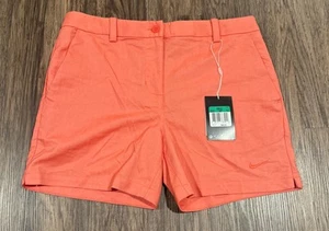 Nike Golf Girls Shorts Size XL Dri Fit Stay Cool In Coral - Picture 1 of 9