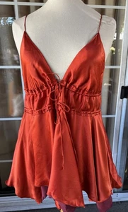 Vintage Y2K Marie Marie rotes Taschentuch Top - Bild 1 von 5