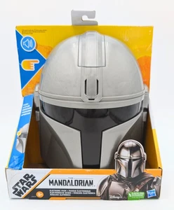 Star Wars Mandalorian Electronic Mask Hasbro NEW Sound FX Helmet Halloween - Picture 1 of 7