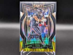 2024 Panini Select NICO COLLINS #86 Concourse Black & Gold Shock Prizm - Picture 1 of 2