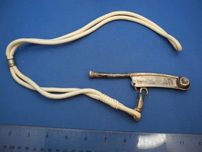 ВИНТАЖНЫЙ антикварный морской свисток Bosun из стерлингового серебра с ремешком - Изображение 1 из 4