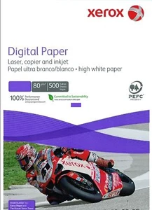 XEROX DIGITAL ULTRA WHITE A3 80g 500F RAMETTE PAPER - Picture 1 of 1