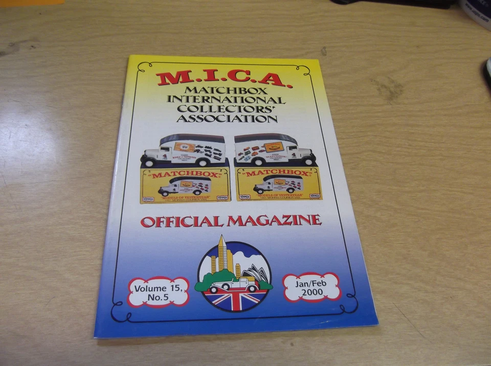 2000 M.I.C.A. MATCHBOX REVISTA OFICIAL DE COLECIONADORES INTERNACIONAIS VOLUME 15  - Imagem 1 de 1