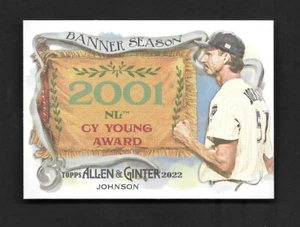 2022 Allen & Ginter RANDY JOHNSON Banner Season -ARIZONA DIAMONDBACKS- #BS-24 - Picture 1 of 1