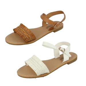 OFERTA Sandalias para dama F0R0248 con correa al tobillo EE ajuste ancho por Savannah £14,99 - Imagen 1 de 19