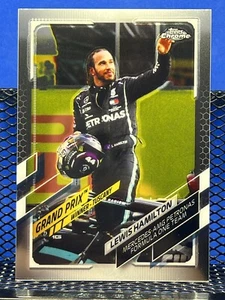 2021 Topps Chrome Formula 1 LEWIS HAMILTON F1 Grand Prix Winner 146 - Picture 1 of 2