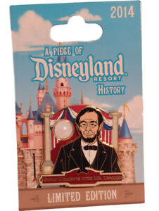 Disneyland Disney 2014 Piece Of History POH Pin - Great Moments With Mr. Lincoln