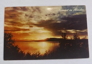 Vintage Postcard ~ Alaskan Sunset Scene ~ Alaska AK - Picture 1 of 2