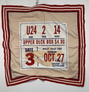 Chicago vs Cleveland Cubs Indianer Vintage großer Kissenbezug Decke Bezug 18805 - Bild 1 von 3