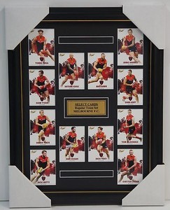 Melbourne Demons 2017 Select Card Team Set Framed Max Gawn Viney Hogan Vince