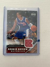 Shawn Livingston 2005-06 Rookie Review Materials Rookie Jersey Card #RRM-SL