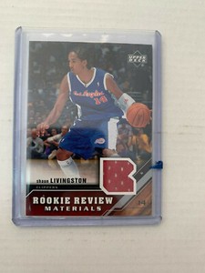 Shawn Livingston 2005-06 Rookie Review Materials Rookie Jersey Card #RRM-SL