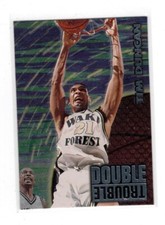 1997 Wheels Rookie Thunder Double Trouble #DT1 Tim Duncan/Keith Van Horn