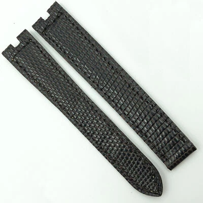 Cartier Authentic 14.5mm Dark Brown Leather Strap for Deployant Clasp - Image 1 of 2