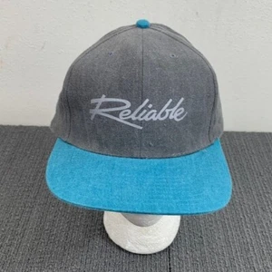 Reliable Baseball Hat Snapback Cap Mens One Size Fits Most Adjustable Gray Teal - Picture 1 of 11