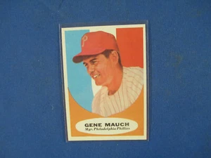 1961 Topps Baseball # 219 Gene Mauch casi nuevo + - Imagen 1 de 2
