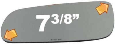 Nuevo espejo retrovisor plano izquierdo de repuesto de vidrio para VW Cabrio 99-02 sin placa de respaldo Foto 1 de 4