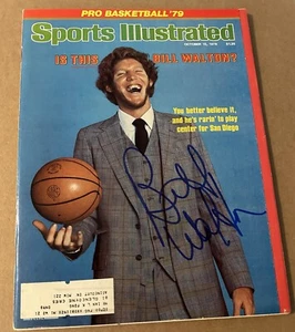 BILL WALTON SIGNED SPORTS ILLUSTRATED MAGAZINE OCTOBER 15,1979 - Picture 1 of 1