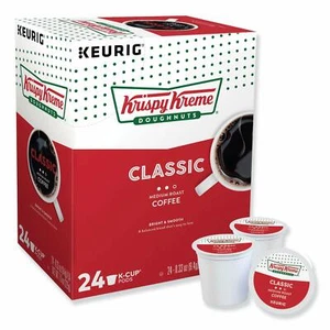 Vainas Krispy Kreme Keurig de una sola porción de 24 quilates tazas K, café tostado medio suave - Imagen 1 de 2