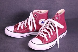 Converse All Star Classic Chucks HI Sneaker Gr. 35 Canvas bordeaux Unisex BC1181 - Bild 1 von 12