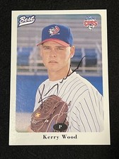 🔥SHARP🔥 1996 Classic BEST Baseball KERRY WOOD ROOKIE AUTO, MINT, Chicago CUBS