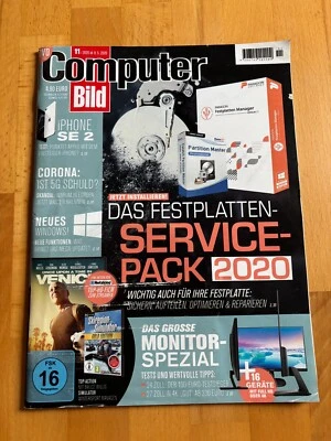 Computer Bild 11/2020 Magazin mit ungenutzter DVD - Festplatten Servicepack 2020 - Bild 1 von 3