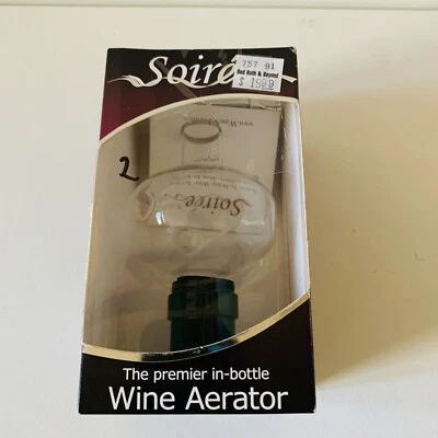 Soirée A Wine Decanter That Fits In Your Bottle wine aerator - Image 1 of 4