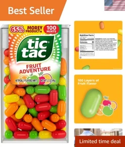 Fruit Adventure Mints 12 Count - Delicious On-the-Go Refreshment in 1.7 Oz Packs - Picture 1 of 11