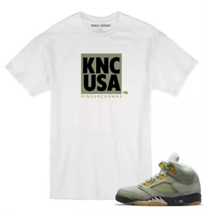 Tee shirt to match Jordan 5 Jade Horizon Sneakers. KNC USA - Picture 1 of 1