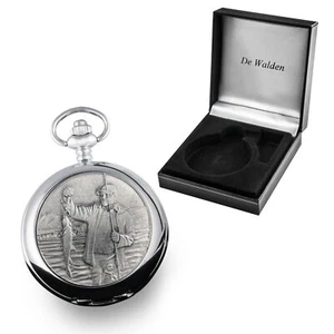 Engraved Fly Fishing Pocket Watch Birthday Christmas Retirement Graduation Gifts - Picture 1 of 9