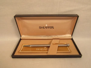 Vintage Sheaffer Targa Slim Steel Ballpoint Pen Made In Australia - Picture 1 of 12