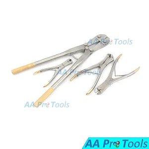4 PIN & WIRE Cutter Set T/C Jaw Orthopedic Surgical Pliers Veterinary Special - Picture 1 of 2