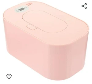 USB Baby Wet Wipes Warmer Dispenser 3 Temperature Modes Diaper Wipe Warmer Pink - Picture 1 of 7