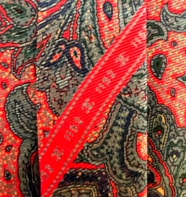 Corbata de seda de lana gris cachemira naranja rara CHANEL Foto 1 de 4