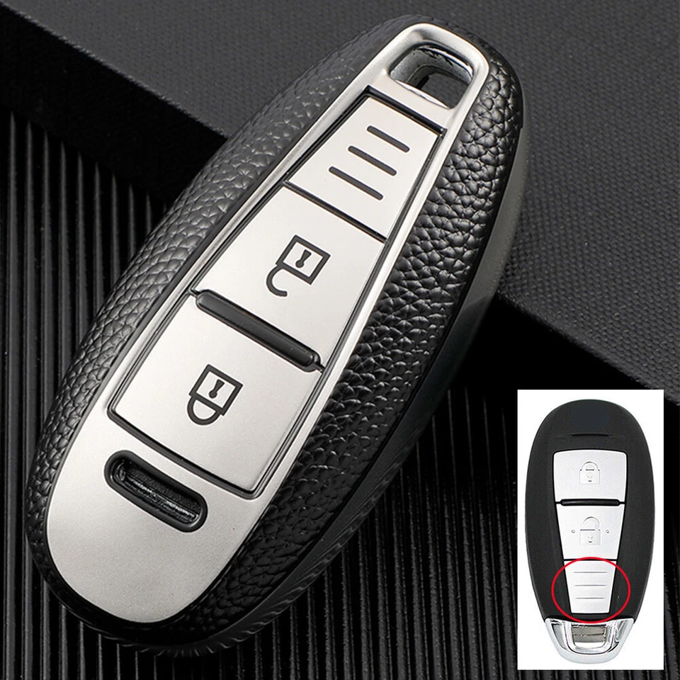 2 Button TPU Fob Remote Key Case For Suzuki Swift Vitara Baleno Ignis Ertiga SX4 - Image 1 of 4