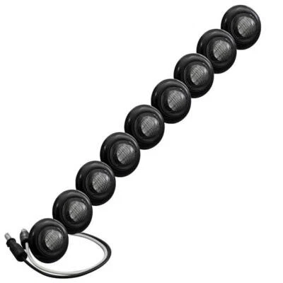 Recon Smoke Lens White LED Air Dam Light Kit For Universal Fitment *9-Piece Kit* - Image 1 of 4