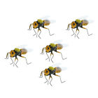 5 Stück Biene Realistische Insekten Topf Kleiderbügel Kühlschrankmagnet
