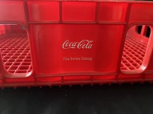 Vintage Coca Cola Red Plastic Stackable Carrying Tray Crate  - Picture 1 of 8