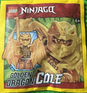 LEGO Ninjago - Golden Dragon Cole - Bolsa de Papel 892304 njo781 - Nuevo y Sellado - Imagen 1 de 2