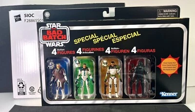 Hasbro Star Wars: The Bad Batch 2024 - Colección Vintage Especial 4pk (Exclusivo) Foto 1 de 4