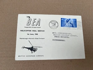 BEA Flown Helicopter mail service 1/6/48 1st experimental service - Picture 1 of 2