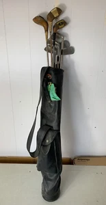 Vintage Golf Clubs Made In Scotland Wilson etc & Ben Sayer Golf bag - Picture 1 of 24