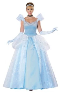 Disney Cinderella Deluxe Ball Gown Adult Costume - Picture 1 of 1