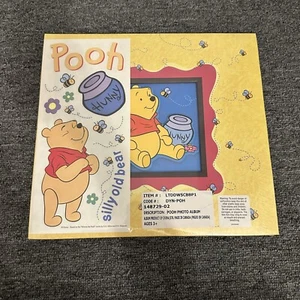 Winnie the Pooh Scrapbook Album Disney 10 Paper Inserts Embossed Cover - Picture 1 of 4