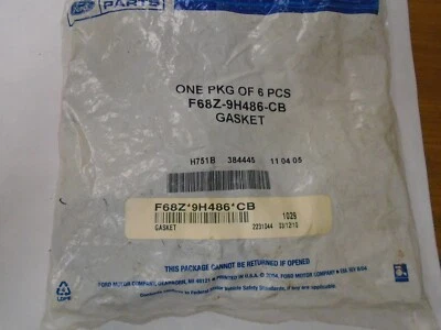 NOVO Conjunto de 6 1996-1998 Junta Coletora de Entrada do Motor Ford Windstar F68Z9H486CB - Imagem 1 de 2