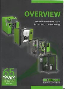 Brochure - Dr. Fritsch - Machines for Diamond Tool Technology - 2019 (TL453) - Bild 1 von 1