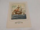 National Hellenic American Line 6-21-1955 Ship S.S. Queen Frederica Lunch Menu