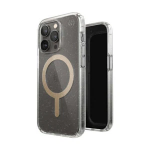 Speck Perfect Glitter Magsafe Case for iPhone 14 Pro - Gold - Picture 1 of 5